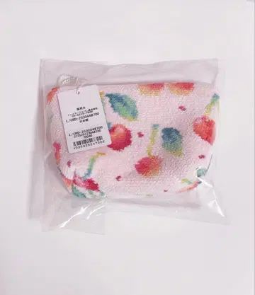 FEILER 페이러 체리 도트 페일 핑크 선형 파우치 S