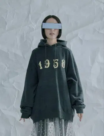 택 포함 새상품 토마스 맥파이 후드티 다크 그레이