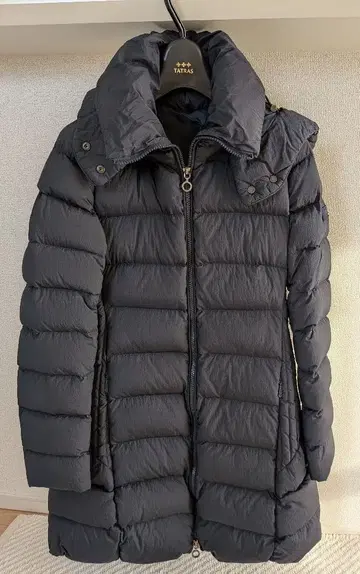 다크 네이비 롱 다운 자켓