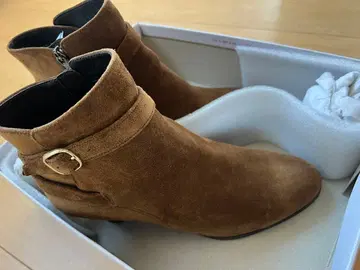 [ 미사용 새상품 ] REGAL 부츠 숏부츠 브라운 가죽