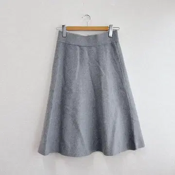 미라 오웬 니트 스커트 그레이 프리 사이즈