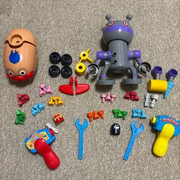 다단단 호빵맨호 나사나사 조립 DIY 완구