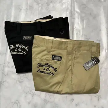 스컬 웍스 치노 팬츠