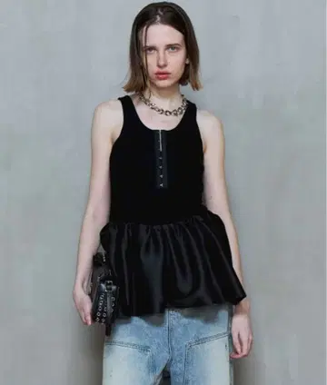 maison special 새틴 콤비 라무 탱크탑