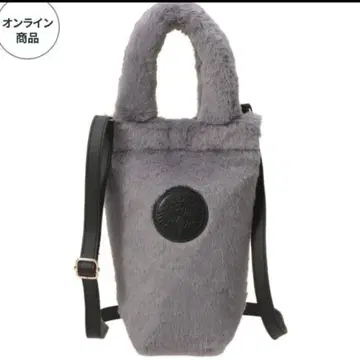 스벅 홀리데이 2025 보틀 숄더백 퍼 그레이