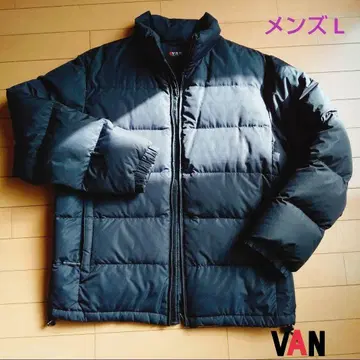 VAN 다운 자켓 남성용 L 블랙