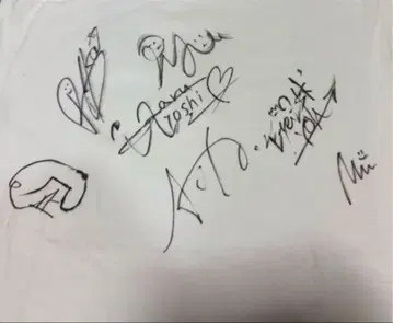 RAJ 리얼 아키바 주니어즈 사인 T셔츠