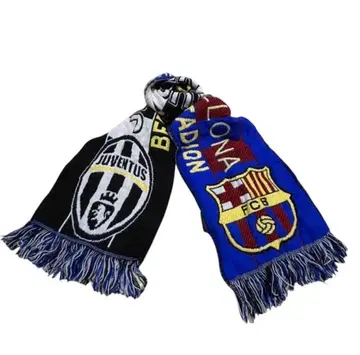 유벤투스 vs 바르셀로나 축구 머플러 풋볼 머플러