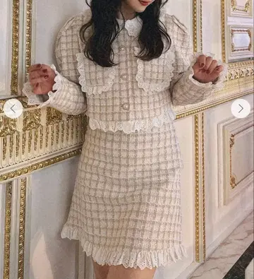 'MUSE' tweed jacket Chouette latte