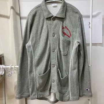 챔피온 맨투맨 가디건 그레이 L 사이즈