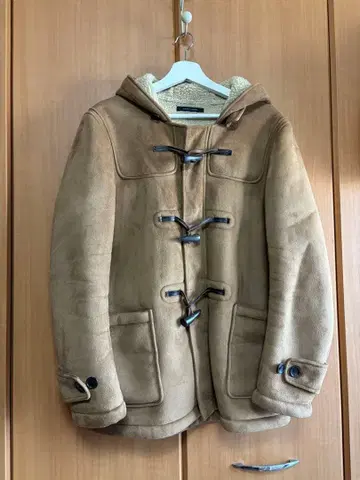 URBAN RESEARCH DOORS 페이크 무스탕 더플 코트