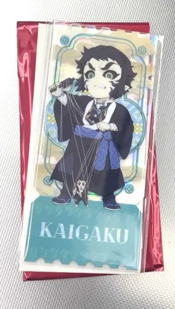 귀멸의 칼날 아크릴 티켓 카드 카이가쿠 중국 비유 팝업 스토어 한정판