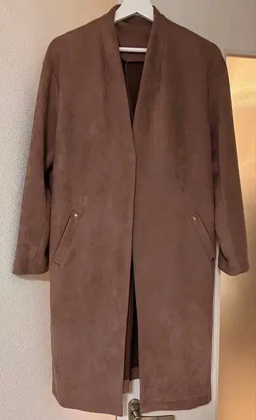 노카라 코트 F 브라운