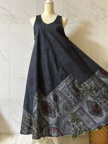 오시마 명주 리메이크 오시마 명주 롱 원피스 오시마 명주 오버롤 스커트