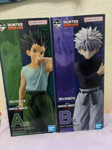 HUNTER x HUNTER 곤 키루아 피규어 세트 제일복권