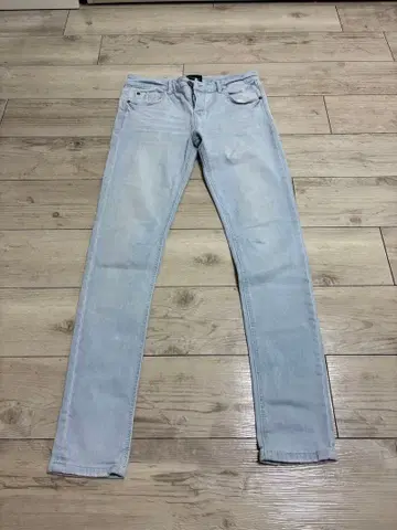 라이트 블루 데님 청바지 L 사이즈