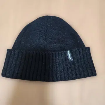 파타고니아 블랙 니트 모자 브로데오 비니