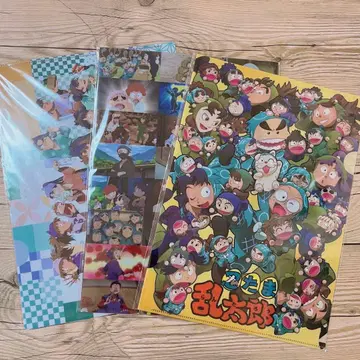 닌타마 란타로 클리어 파일 4장 세트