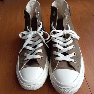 Converse All Star 브라운 하이컷 스니커즈