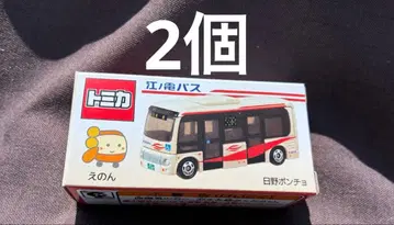 2개 토미카 에노덴 버스 히노 판초