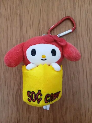 헬로키티전 마이멜로디 키링 50센트 CANDY