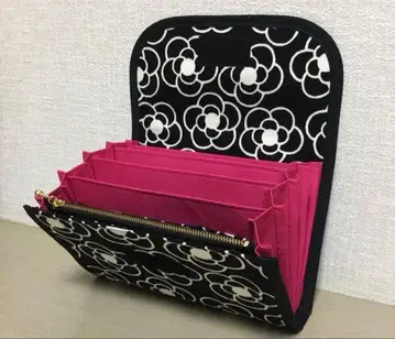 블랙 카멜리아 무늬 멀티 케이스