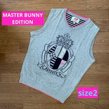 MASTER BUNNYEDITION 니트 베스트 사이즈 2