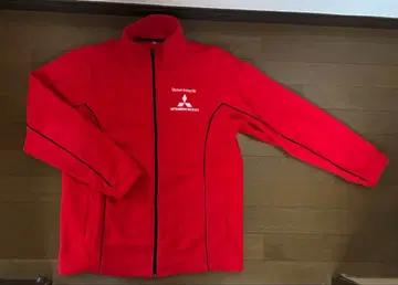 MITSUBISHI MOTORS 플리스 자켓 빨간색