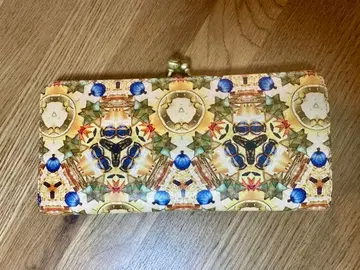 HIRAMEKI. 기하학 패턴 장지갑