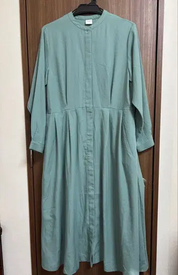 URBAN RESEARCH DOORS 민트 그린 셔츠 원피스