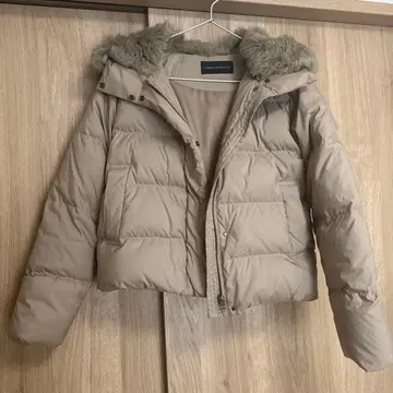 URBAN RESEARCH 베이지 숏 다운 자켓