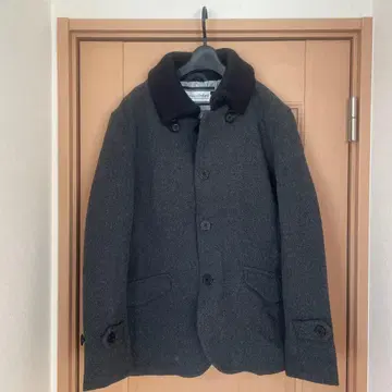 그레이 울 피 코트