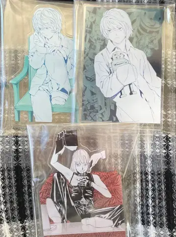 데스노트 제일복권 G상 아크릴 스탠드 멜로 니아 3개 세트