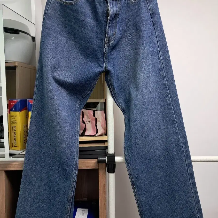 Zara x Ader Error Wide Leg Jeans Blue on Bunjang Global Site.