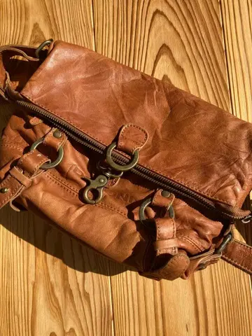 DIMONI 가죽 숄더백 천연 가죽