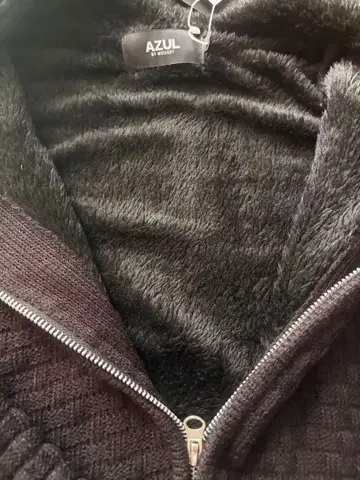 AZUL 보아 안감 니트 후드티