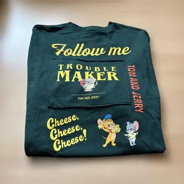 빅 사이즈 새상품 톰과 제리 트레이닝복 4L 사이즈