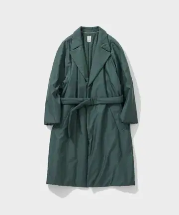 미사용 새상품 seya. 패디드 롱 코트 카키 계열 충전솜