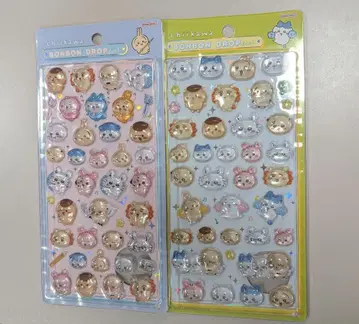 미개봉 새상품 치이카와 모자 꽁지 드롭 씰 모두 포즈 모두 니코니코