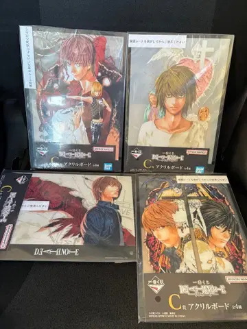 데스노트 제일복권 C상 아크릴 보드 전 4종 컴플리트 세트