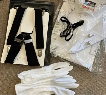 [새상품급] 화이트 윙카라 셔츠 L 사이즈 잡화 6점 세트