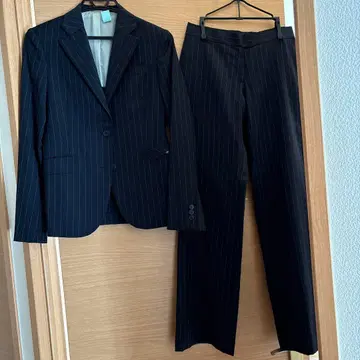 SARTORIA RING 네이비 스트라이프 비즈니스 정장 상하의 세트