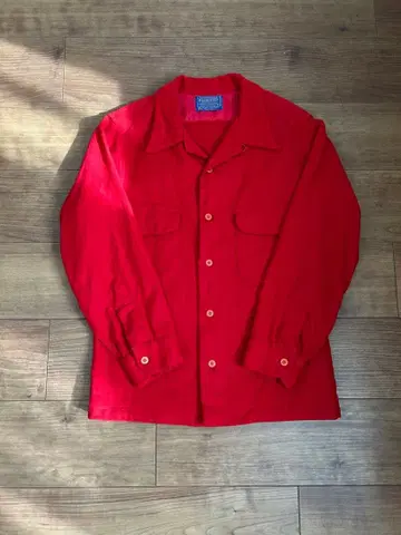 70's PENDLETON 미국제 단색 레드
