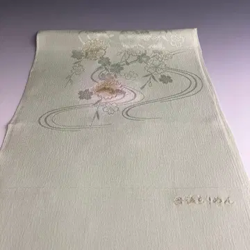 미사용 새상품 탄고 크레이프 원단 오비아게