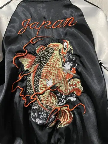 자수 스카잔 잉어와 드래곤