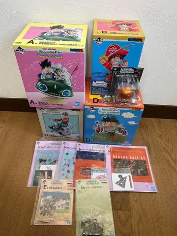 제일복권 드래곤볼 A B C D 피규어
