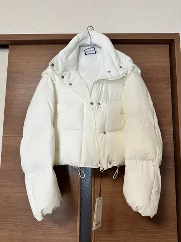 MOUSSY 숏 기장 다운 2way 화이트