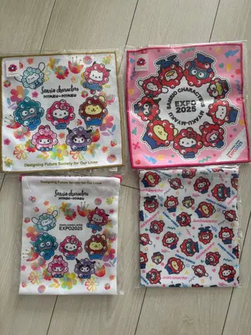 산리오 미야쿠미야쿠 복조리 와 손수건