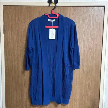 새상품 GALLERY VISONTI 블루 가디건 사이즈 2