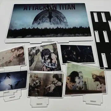 레어 빅 아크릴 스탠드 진격의 거인 라이너 엘렌 미카사 아크릴 스탠드